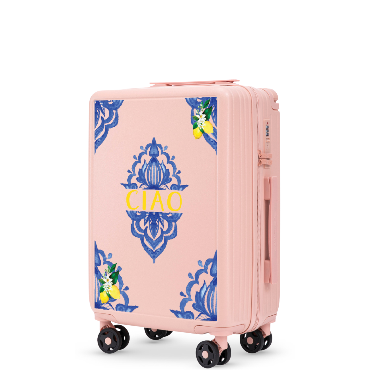 Куфар за ръчен багаж Wings ABS+ 20" Customized Черен ZEUS (1) (1) (1) (1) (1)