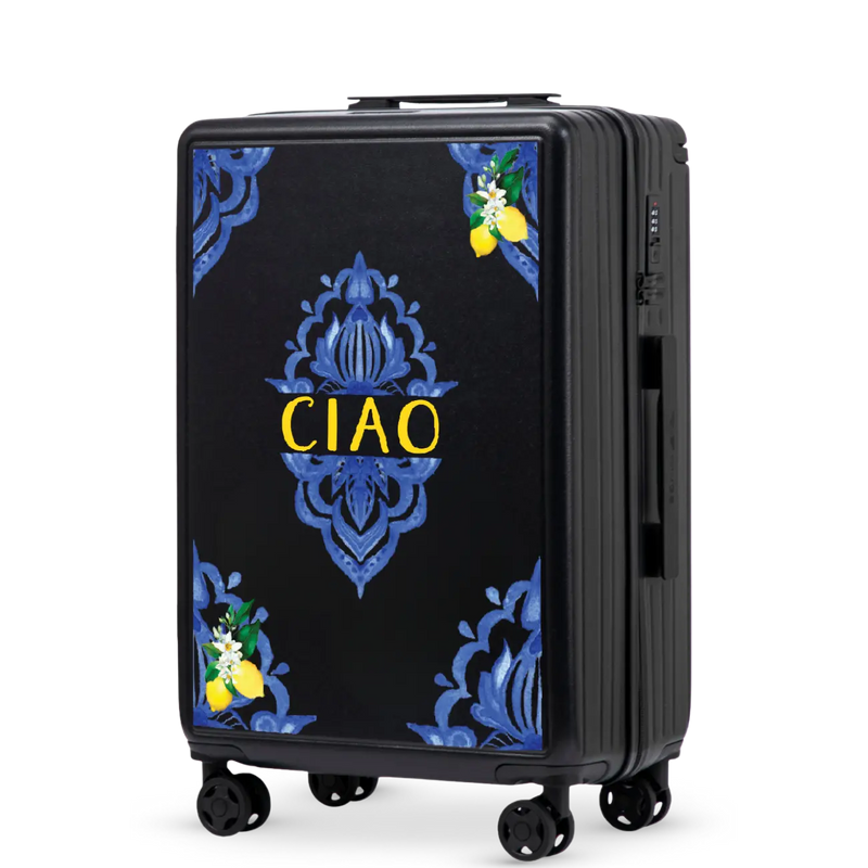 Medium Wings ABS+ Suitcase 24" Customized BLACK CIAO