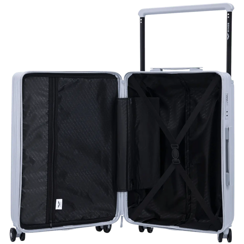 Suuri matkalaukku Wings ABS+ 28" Räätälöity PASTEL SININEN CIAO