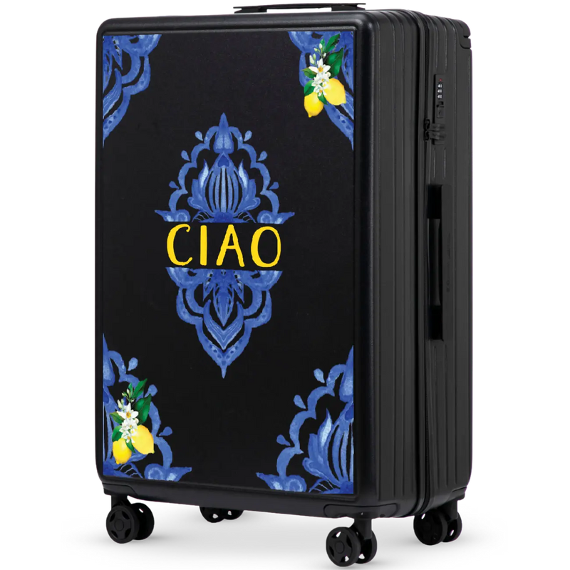 Large Wings ABS+ Suitcase 28" Customized BLACK CIAO