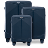 Ensemble de 3 valises Wings COCKATIEL polypropylène BLEU