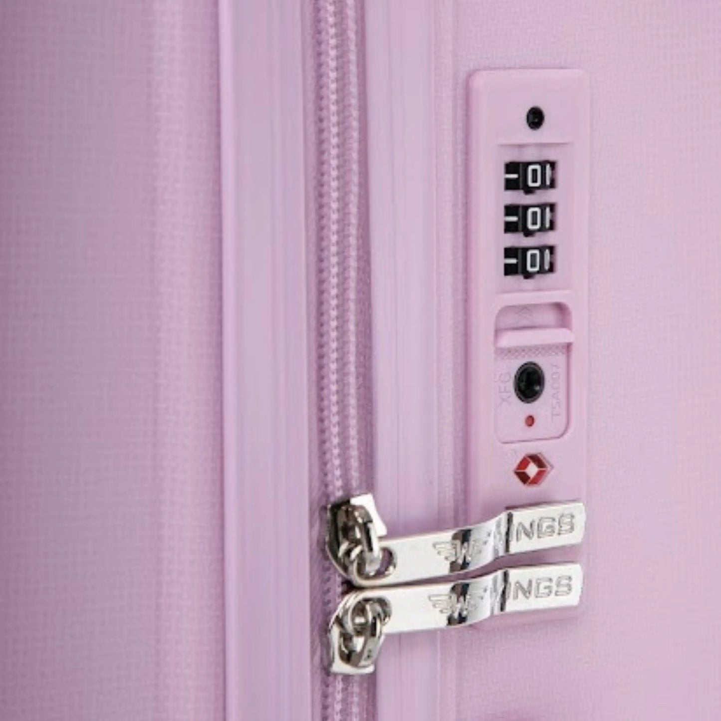 Komplet 3 walizek Wings COCKATIEL polipropylen WHITE PINK COCKATIEL COLLECTION