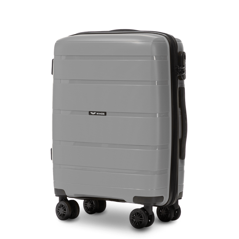 Kabinový kufr Wings HAWFINCH 3.0 polypropylen 20" TMAVĚ ŠEDÝ