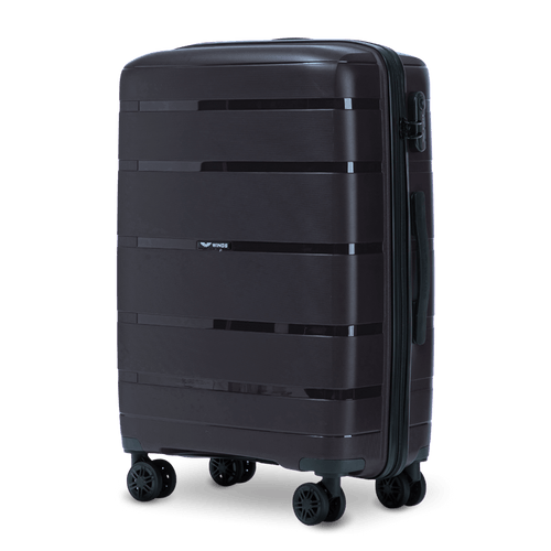 Medium Suitcase Wings HAWFINCH 3.0 Polypropylene 24" BLACK