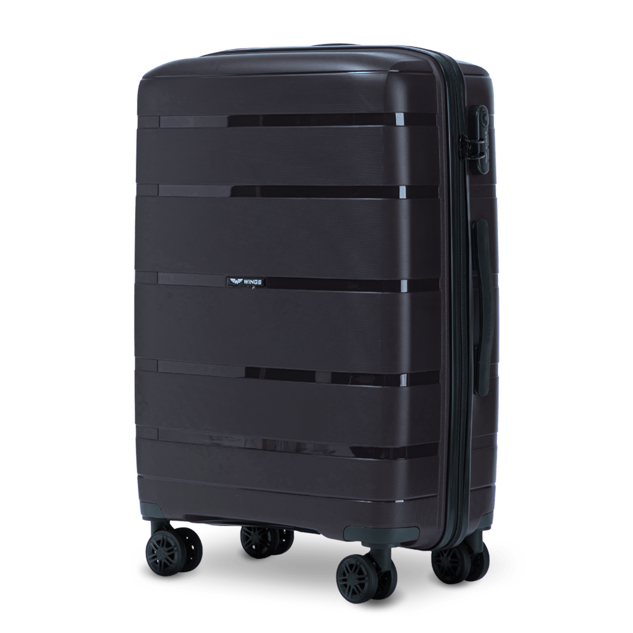 Stredný kufor Wings HAWFINCH polypropylén 24" ČIERNA