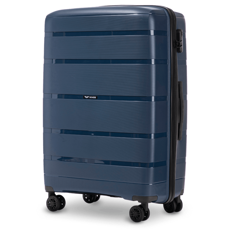 Large Wings HAWFINCH 3.0 polypropylene suitcase 28" BLUE