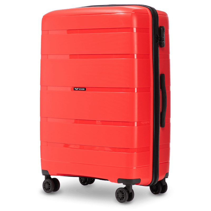 Large Wings HAWFINCH 3.0 polypropylene suitcase 28" RED
