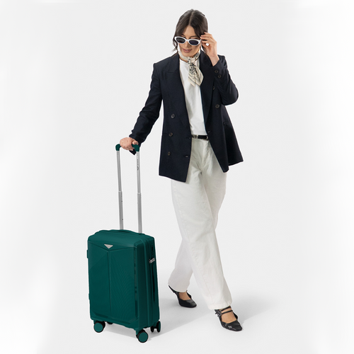 Cabin suitcase Wings COCKATIEL polipropylene 20" DARK GREEN