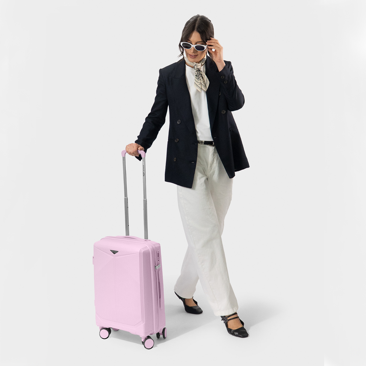 Kabínový kufor Wings COCKATIEL z polypropylénu 20" RUŽOVÝ