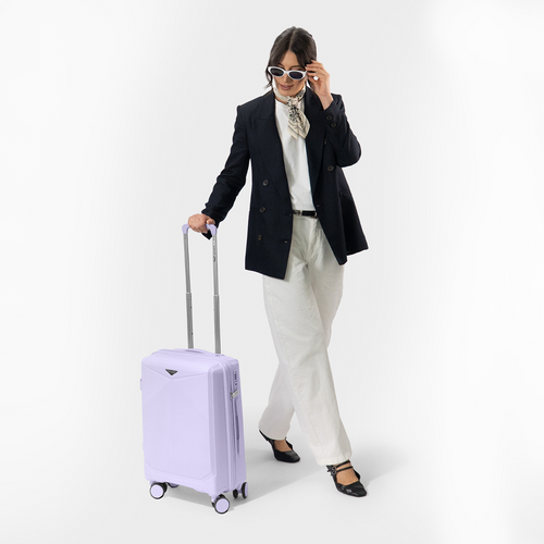 Kabínový kufor Wings COCKATIEL z polypropylénu 20" FIALOVÝ