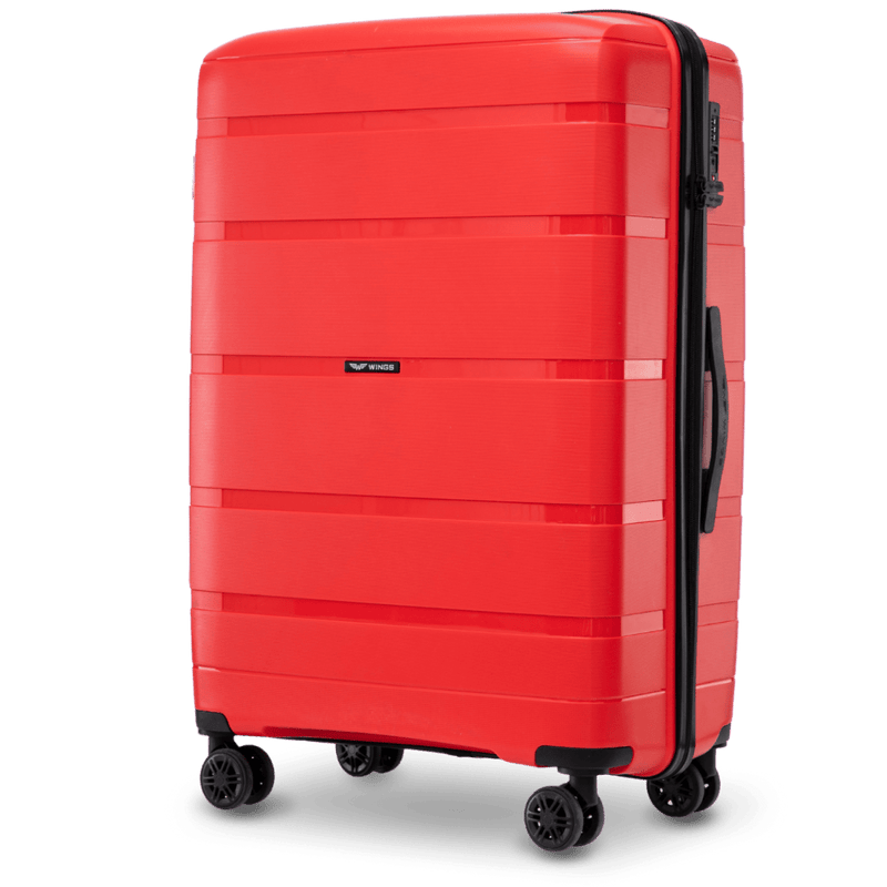 Large Wings HAWFINCH 2.0 polypropylene suitcase 28" RED