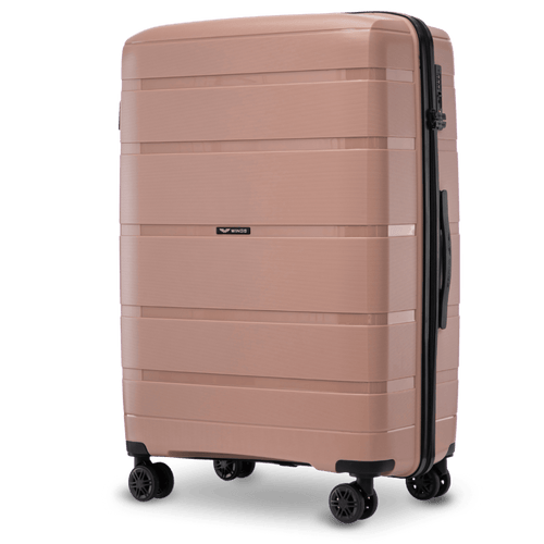 Large Suitcase Wings HAWFINCH Polypropylene 28" ROSE GOLD