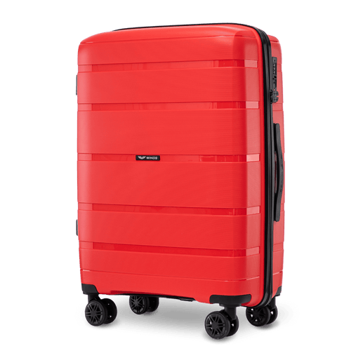 Medium Suitcase Wings HAWFINCH Polypropylene 24" RED