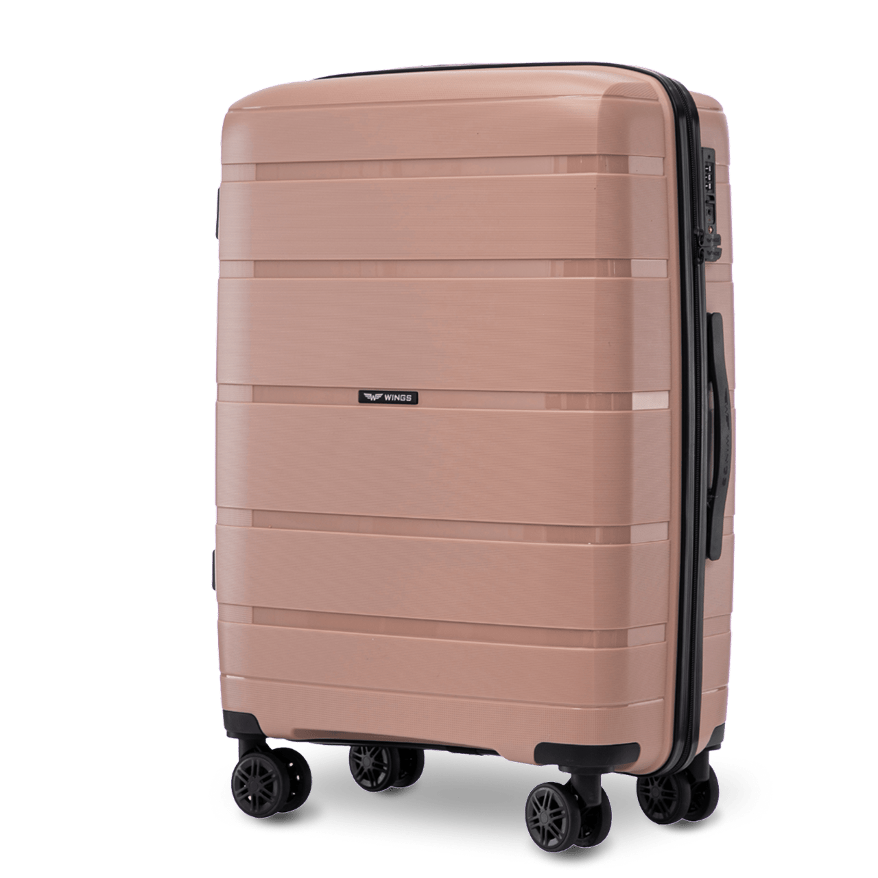 Walizka średnia Wings HAWFINCH 2.0  polipropylen 24" ROSE GOLD HAWFINCH COLLECTION