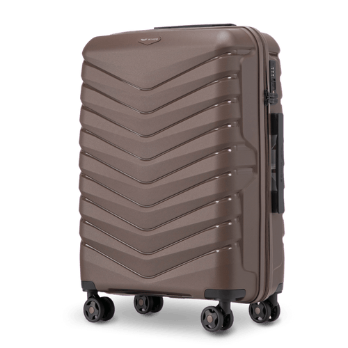 Stredne veľký kufor Wings PHOENIX polypropylén 24" HNEDÁ