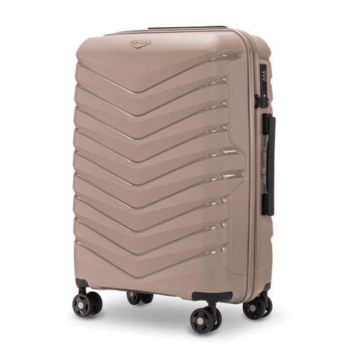 Medium suitcase Wings PHOENIX polypropylene 24" CHAMPAGNE