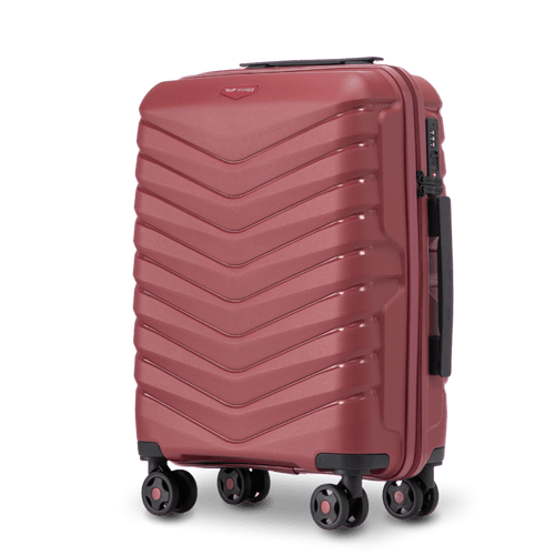 Cabin suitcase Wings PHOENIX polypropylene 20" WINE RED