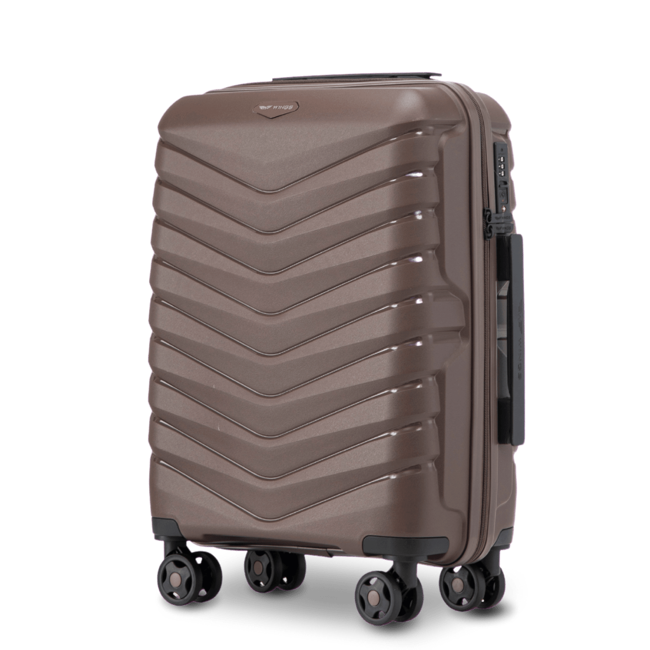 Valiza de cabină Wings PHOENIX polipropilen 20" BRONZ