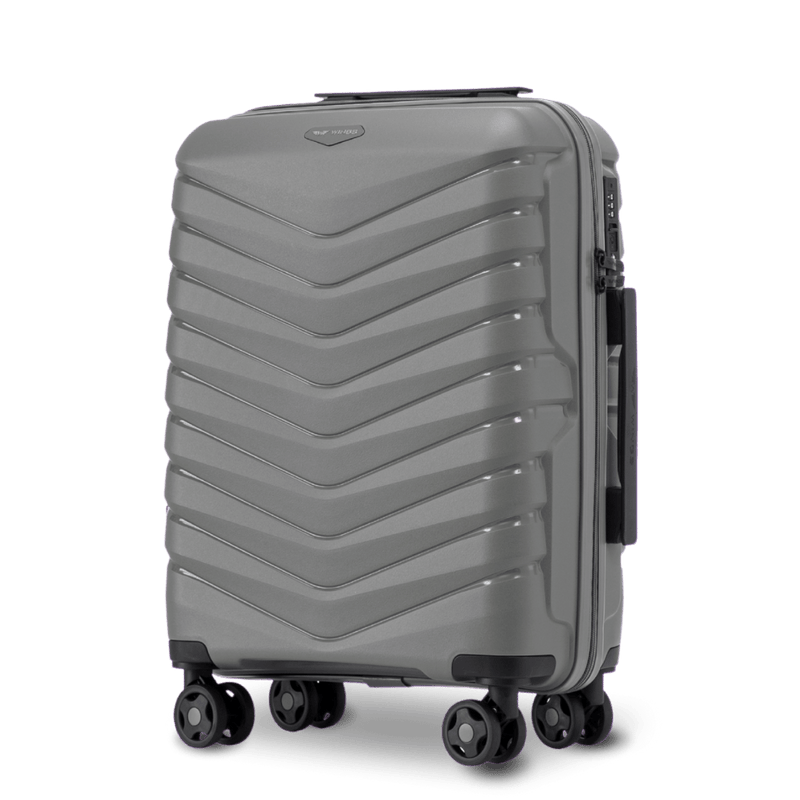 Kabinový kufr Wings PHOENIX z polypropylenu 20" ŠEDÁ