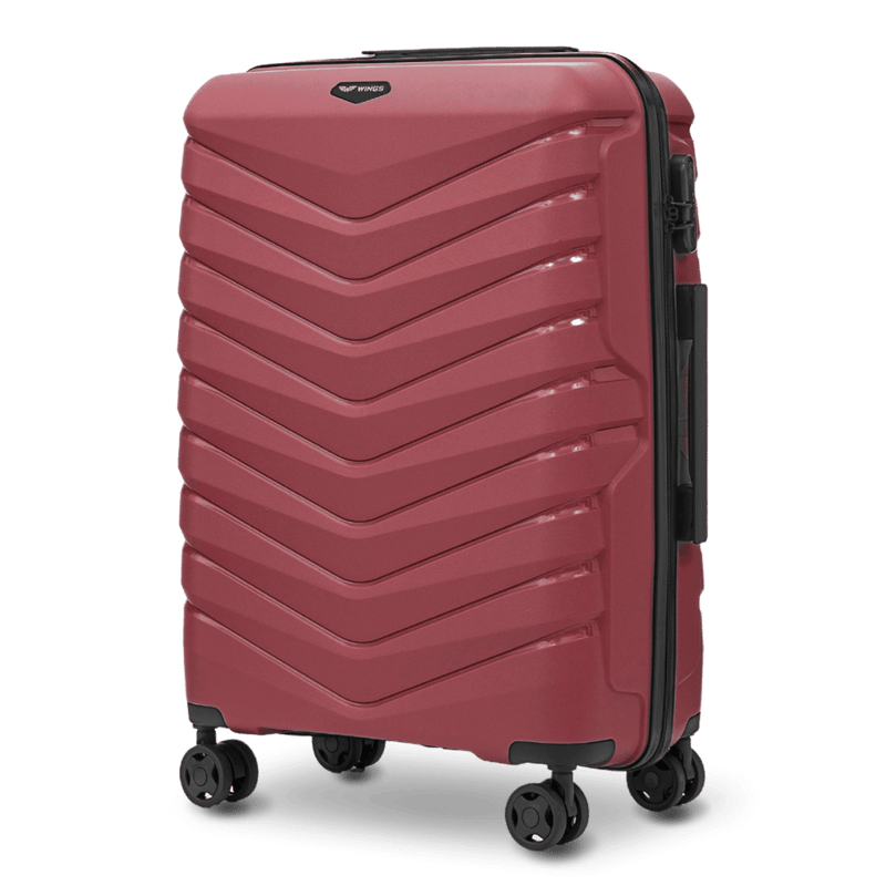 Mellemstor kuffert Wings PHOENIX 2.0 polypropylen 24" BURGUNDY