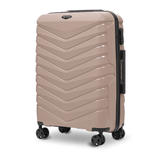 Stredne veľký kufor Wings PHOENIX 2.0 polypropylén 24" ŠAMPANSKÉ