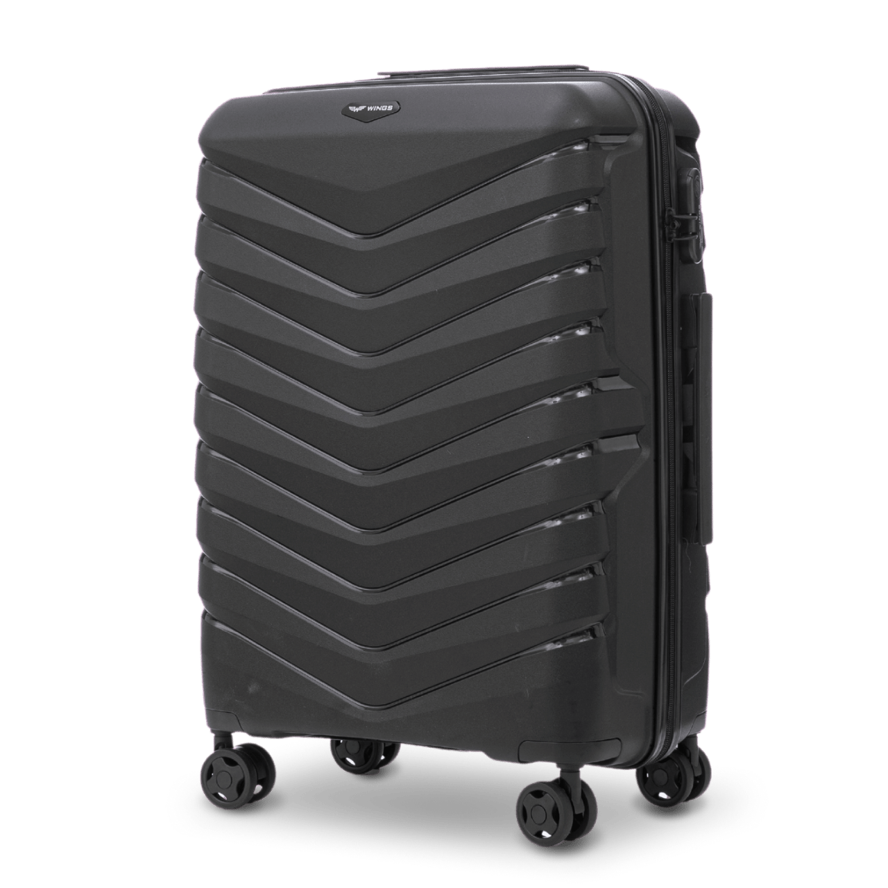 Walizka średnia Wings PHOENIX 2.0 polipropylen 24" BLACK PHOENIX COLLECTION