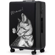 Large Wings ABS+ Suitcase 28" Customized BLACK MEOW