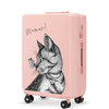 Srednja kofer Wings ABS+ 24" Prilagođeni SOFT PINK MEOW