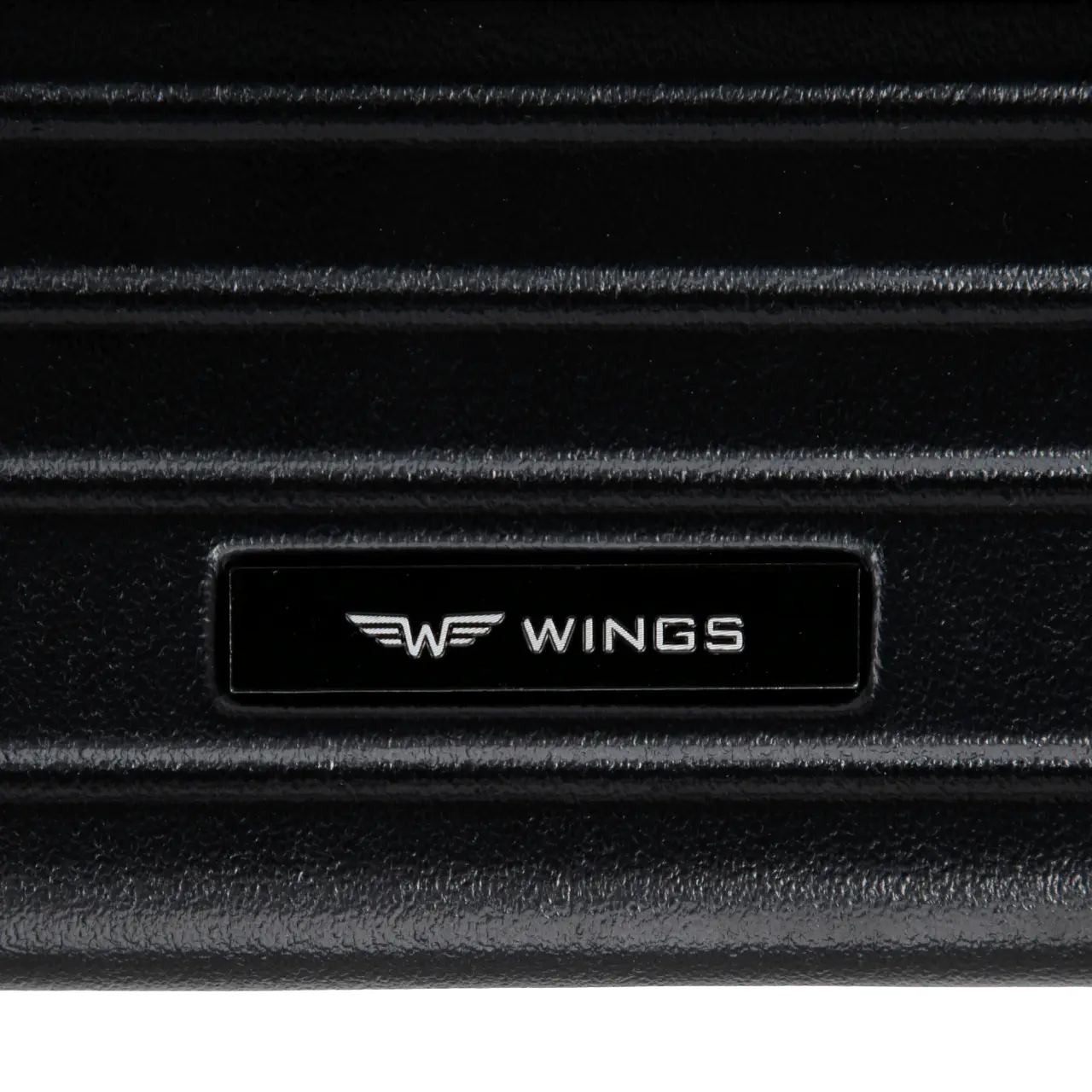 Walizka kabinowa Wings ABS+ 20" Customized BLACK MEOW customized