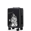 Kabinjski kofer Wings ABS+ 20" Customized BLACK MEOW