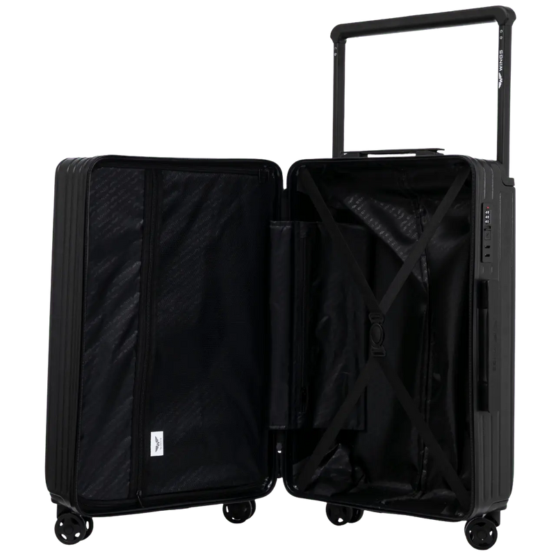 Medium Wings ABS+ Suitcase 24" Customized BLACK DOG
