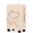 Mittlerer Koffer Wings ABS+ 24" Customized DIRTY WHITE DOG