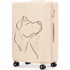 Valigia grande Wings ABS+ 28" Customized DIRTY WHITE DOG