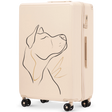 Valigia grande Wings ABS+ 28" Customized DIRTY WHITE DOG