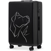 Großer Koffer Wings ABS+ 28" Customized BLACK DOG