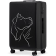 Valigia grande Wings ABS+ 28" Customized BLACK DOG