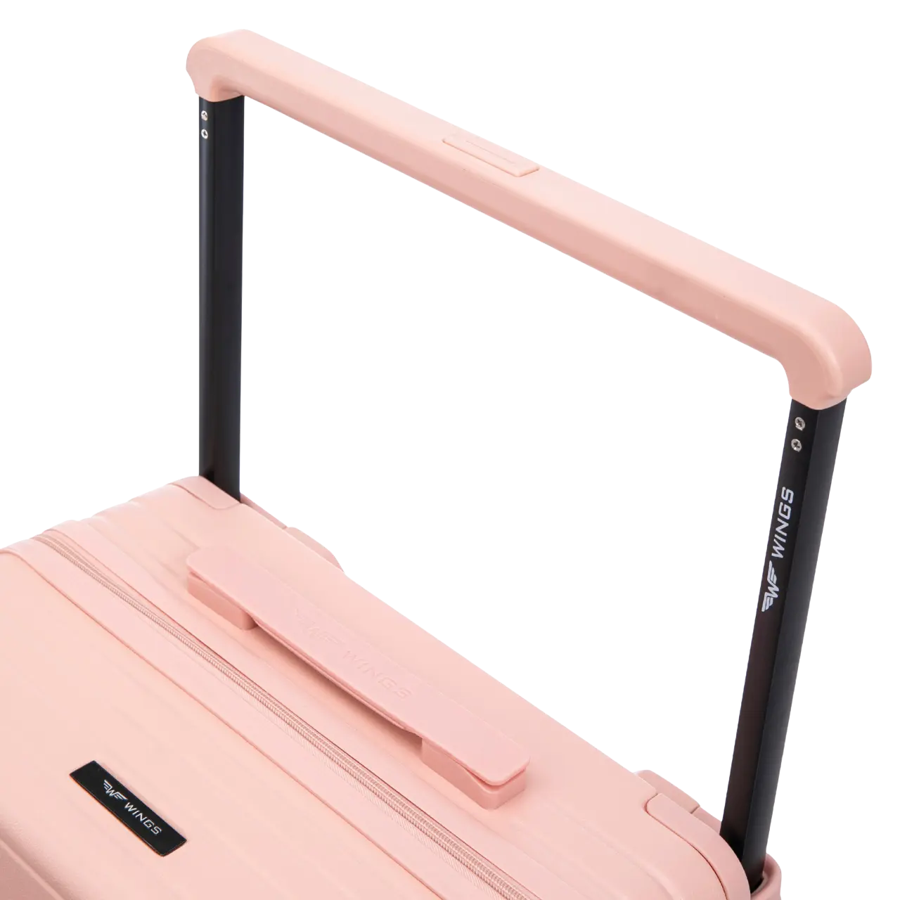 Komplet 3 WALIZEK Wings ABS+ Customized SOFT PINK DOG customized