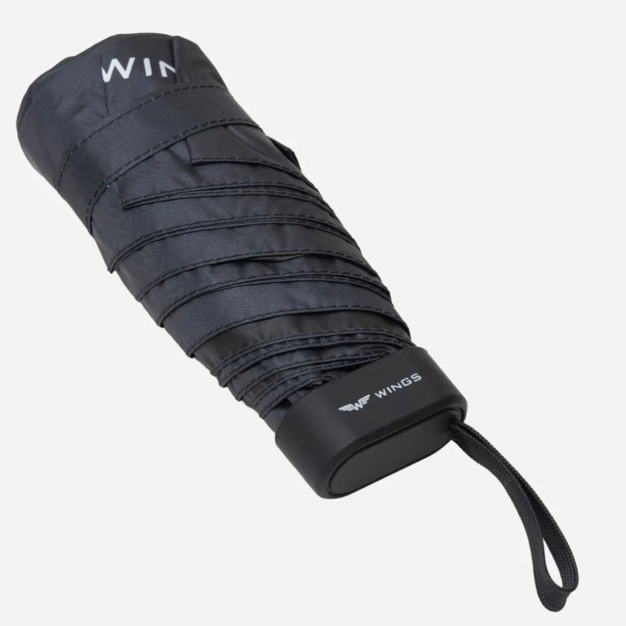 Parasolka kieszonkowa WINGS BLACK TRAVEL MUST HAVE
