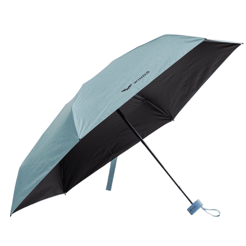 Джобен чадър WINGS Светлосин