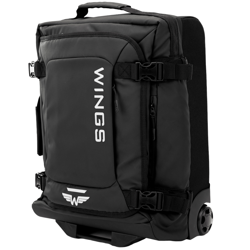 WINGS Malý měkký kabinový kufr 20" ROOK černý