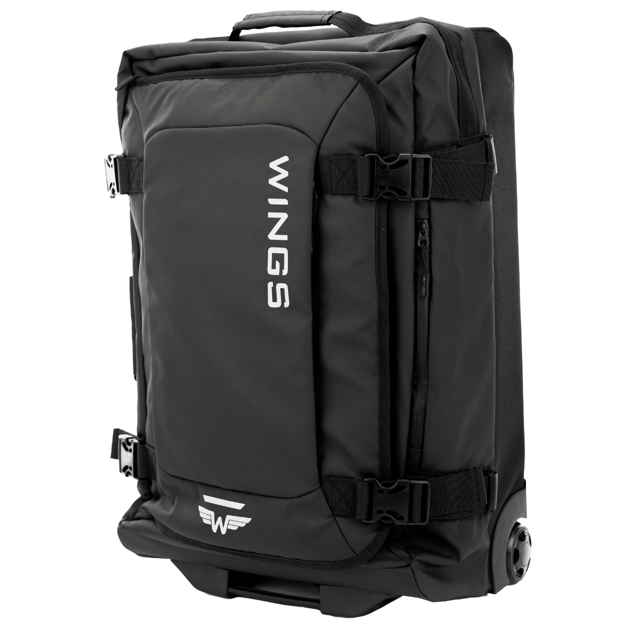 WINGS pehme keskmise suurusega kohver 24" ROOK must
