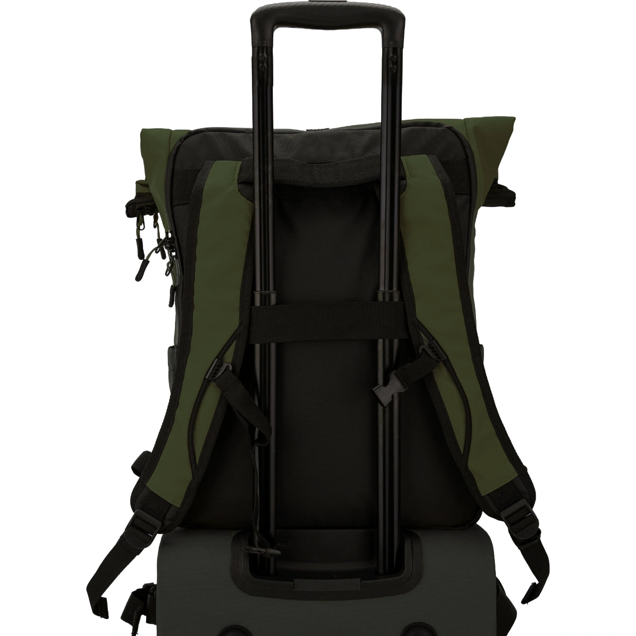 WINGS Plecak podróżny zwijany 29 L ROOK dark green ROOK COLLECTION