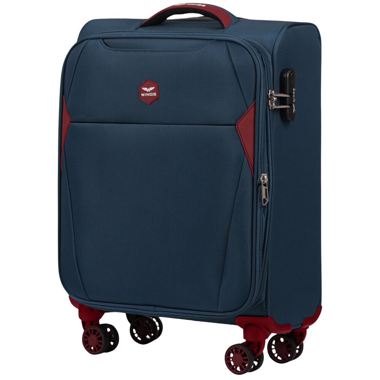 Kabínový mäkký kufor DIPPER Wings 20" modrý