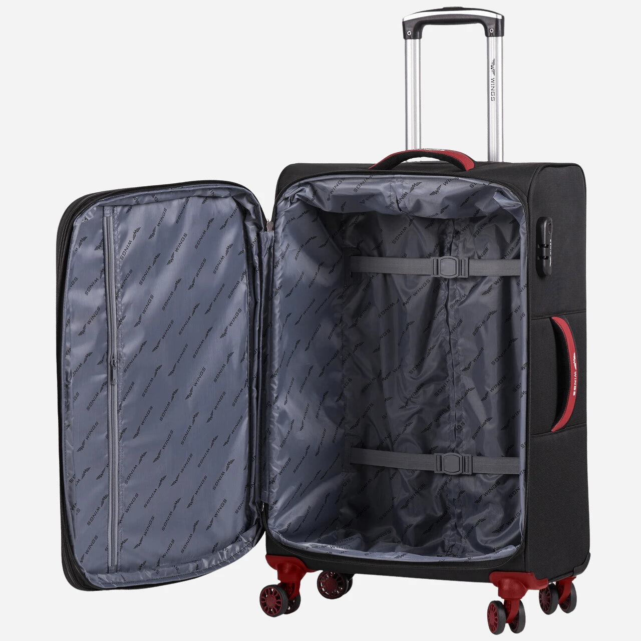 Kabínový mäkký kufor DIPPER Wings 20" modrý