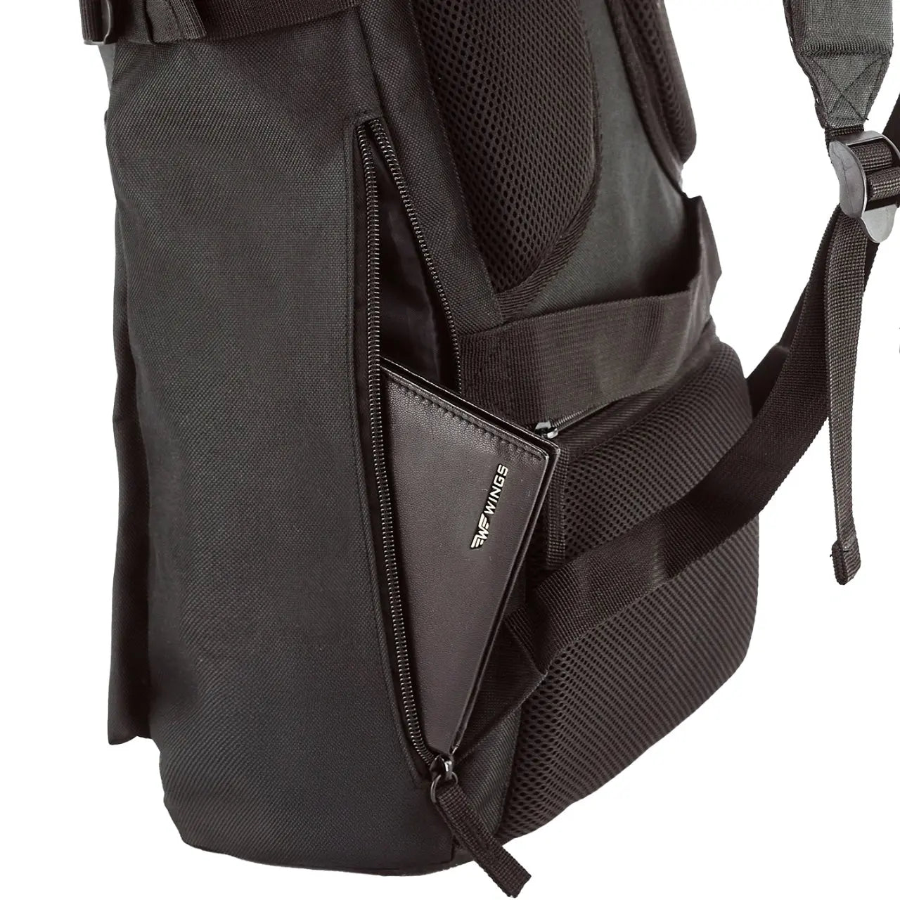 WINGS Zwijany plecak miejski 16L TROGON  BLACK TROGON COLLECTION