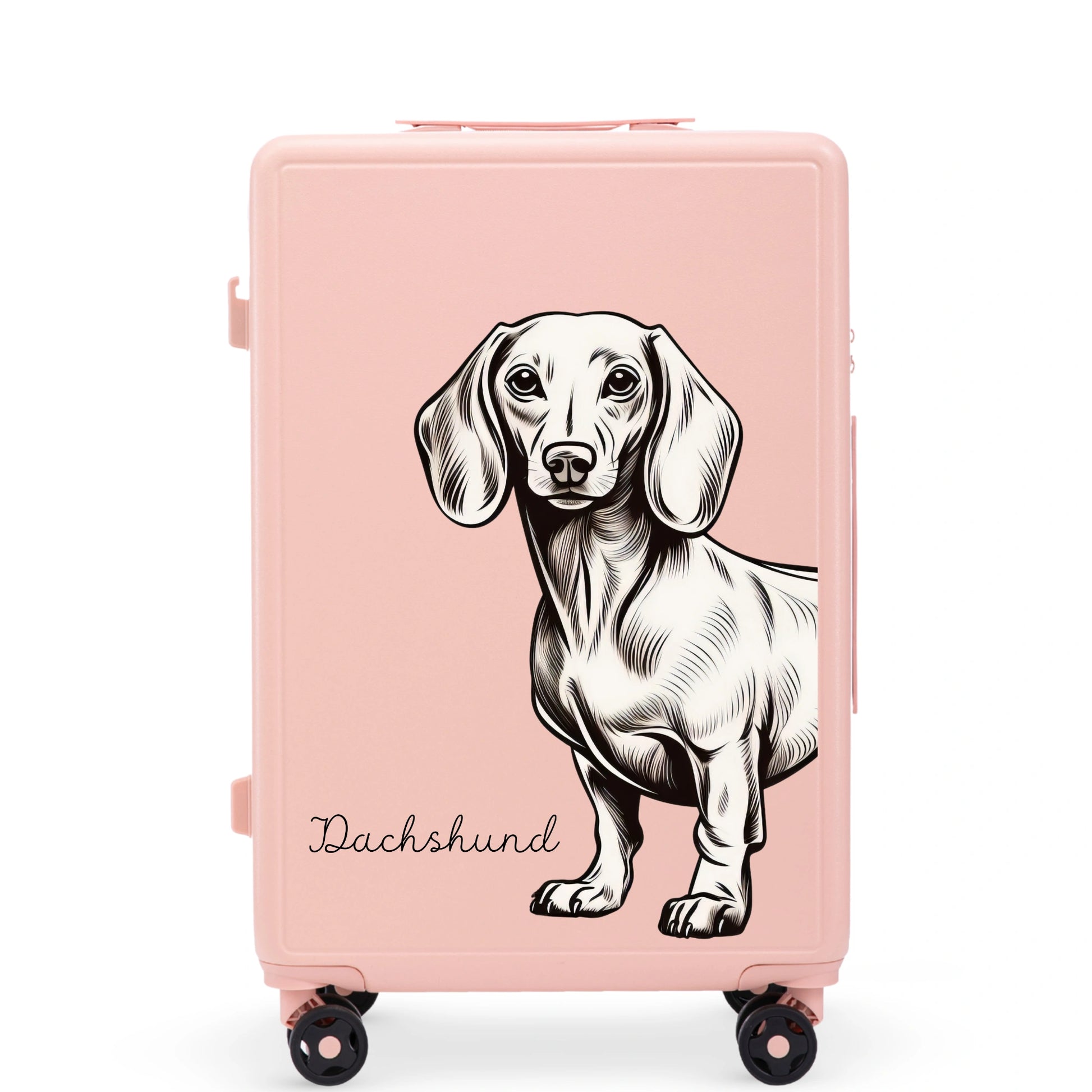 Mittlerer Koffer Wings ABS+ 24" Customized SOFT PINK JAMNIK