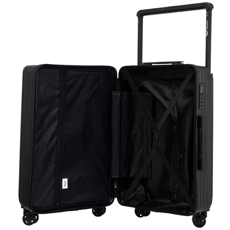 Medium Wings ABS+ Suitcase 24" Customized BLACK DACHSHUND