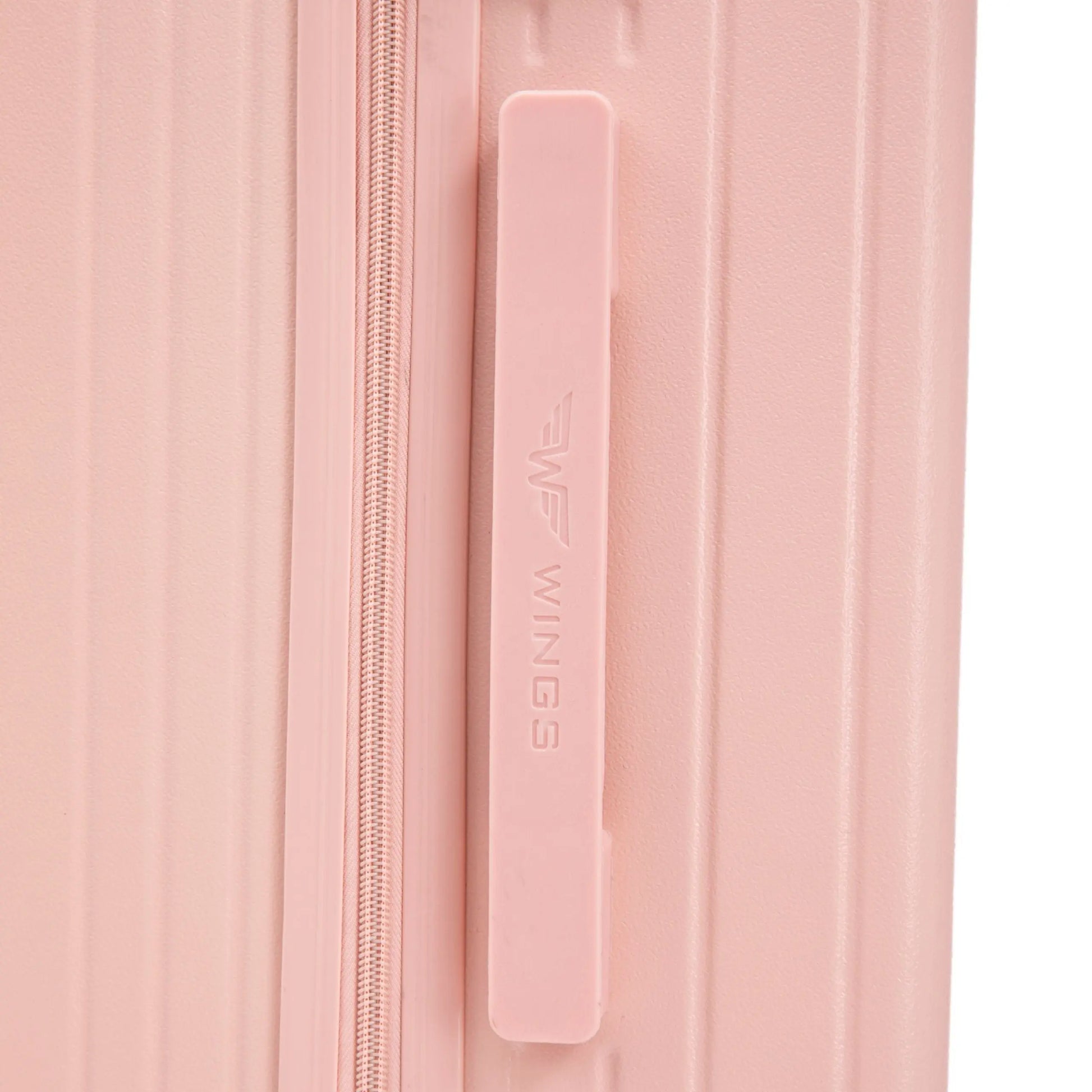 Komplet 3 WALIZEK Wings ABS+ Customized SOFT PINK JAMNIK customized