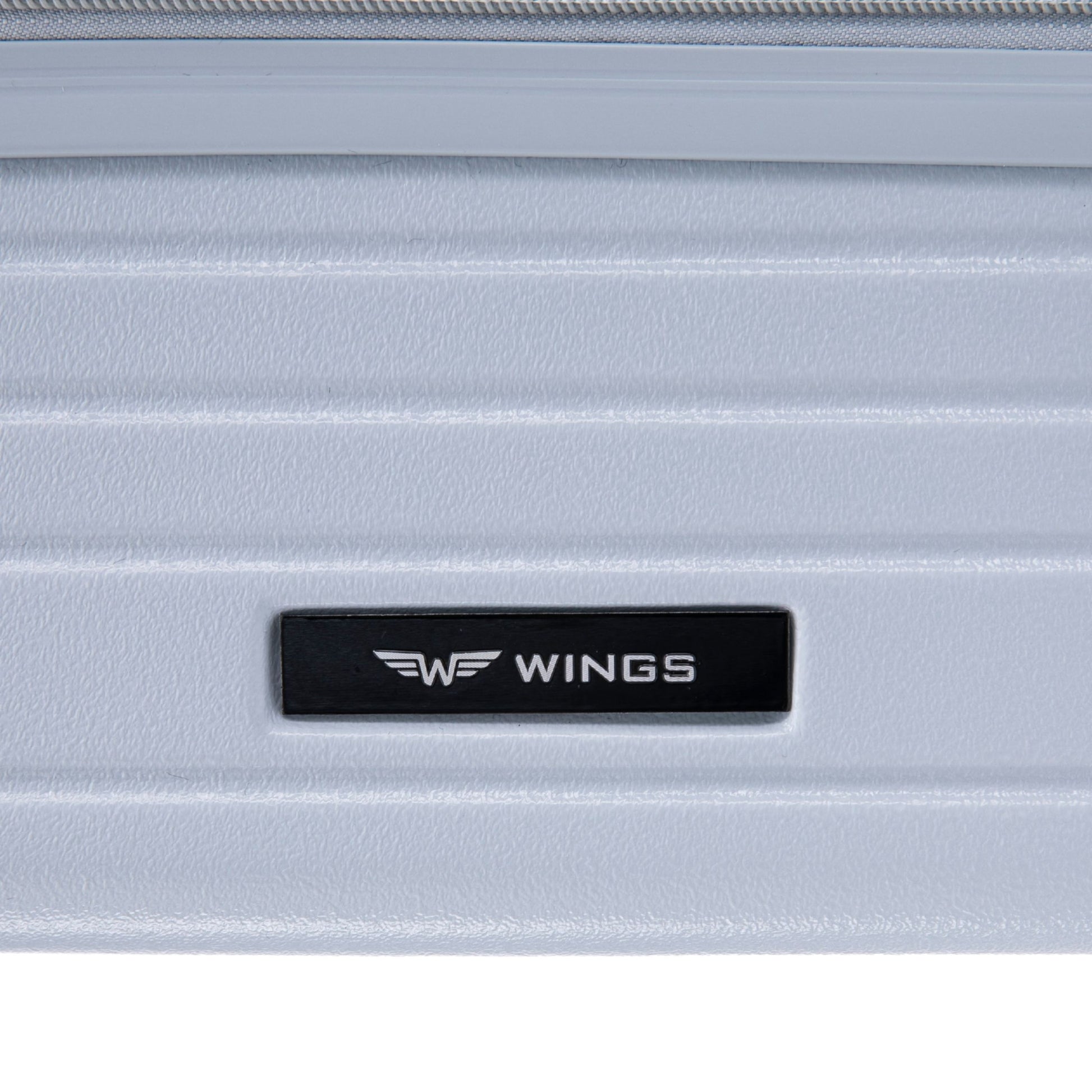 Waliză de cabină Wings ABS+ 20" Personalizată BUZE ALBASTRE PASTEL