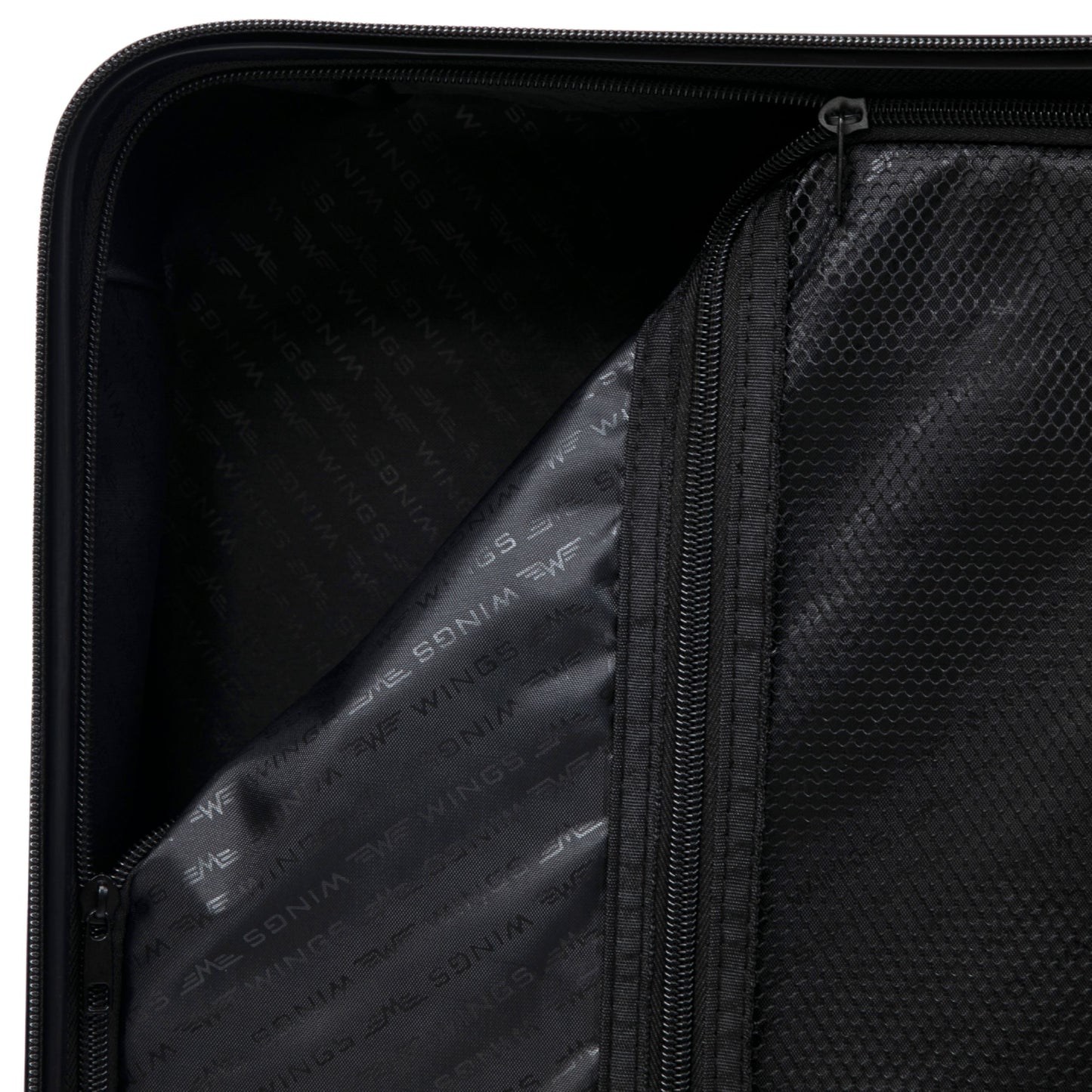 Кабинен куфар Wings ABS+ 20" Customized BLACK LIPS